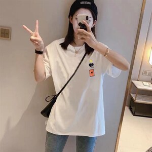 夏季新品短袖T恤,女装T恤,木橙紫 MC·Z