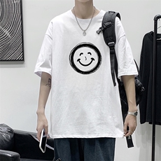2021港风夏季宽松男女情侣短袖T恤XZ1102-1-T1681-P25，男装T恤，星座510A-1