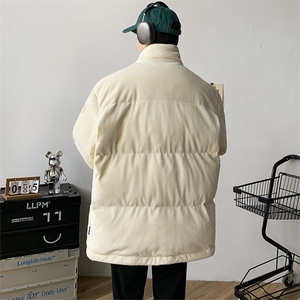 冬季青少年加绒加厚立领棉衣港风宽松大码棉服外套男女 6223-P100图片