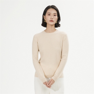 中长款羊毛连衣裙女纯色长袖修身抽条内搭毛衣裙纯色圆领套头上衣