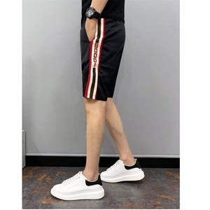 2025夏季美式裤短男潮裤薄款设计感小众宽松大P码运动休闲五分裤图片
