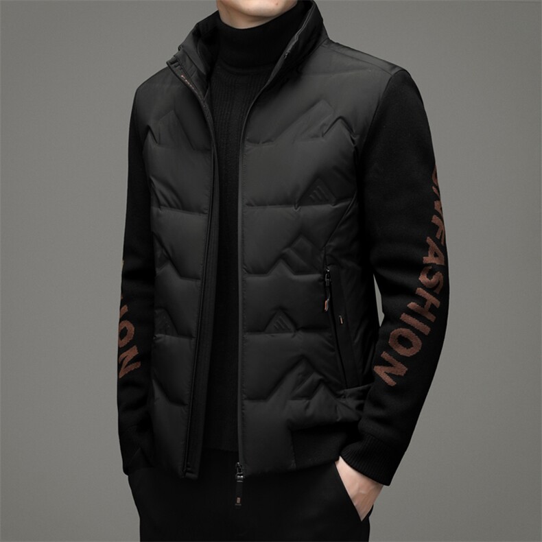 V9161钱塘2020-3羽绒服冬季鸭绒男士冬季外套加厚保暖P190,男装羽绒服,钱塘207-3