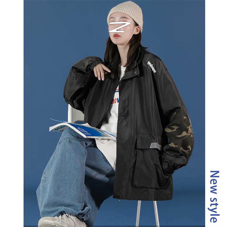 2021秋季新港风蒙马特大码男工装迷彩拼接夹克外套J6008-P65,男装夹克,电商A001