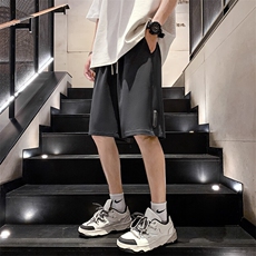 夏季男士休闲短裤潮流直筒贴标运动裤大码五分裤A266-TYKZ713-P25，男装休闲裤，电商A266