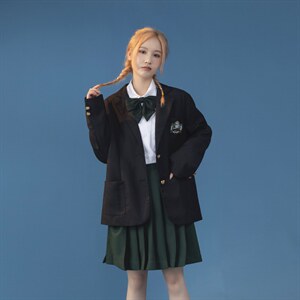 中性风C316 XZ660 P95秋装勋章JKDK短外套班服制服西服西装女图片