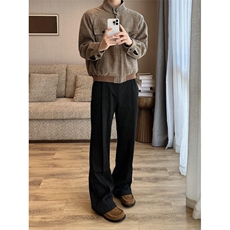 【有货】JK366CC-特P78千鸟格哈灵顿毛呢外套男短款立领夹克，男装夹克，星座1007（原301D）