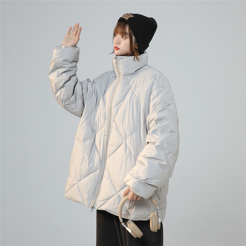 白鸭绒菱格新标90绒品质羽绒服轻薄宽松立领羽绒外套Y875-TP168,男装羽绒服,电商A170