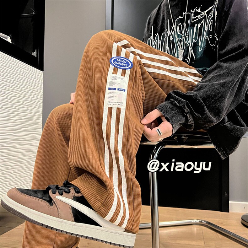 XZ616早秋新款华夫格贴标休闲裤TY373P55控68,男装休闲裤,星座512A（原616）