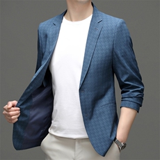 M5562-1钱塘2020-3春夏新款男士时尚潮流西服简约百搭外套P135，男装西服，钱塘207-3
