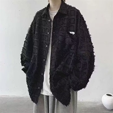 男春秋季美式痞帅ins潮牌休闲长袖衬衣设计感宽松潮流套CS9997，男装衬衫，星座208-5