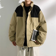 港风2026新品冬季宽松情侣装棉衣棉服冬装加厚外套M8586-P90，男装棉衣，星座717