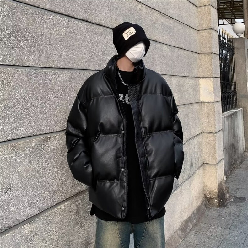 冬装2023男款时尚款棉服棉衣立领冬季男士宽松潮ins外套MF083-P93,男装棉衣,星座412-3