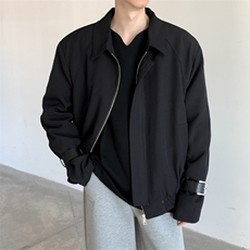 翻领短款外套男袖子皮扣设计夹棉上衣秋冬JK119特P75，女装短外套，星座512-1（原513-3）
