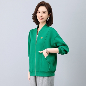 时尚百搭秋季休闲外套女宽松显瘦长袖开衫薄款上衣韩版学生夹克图片