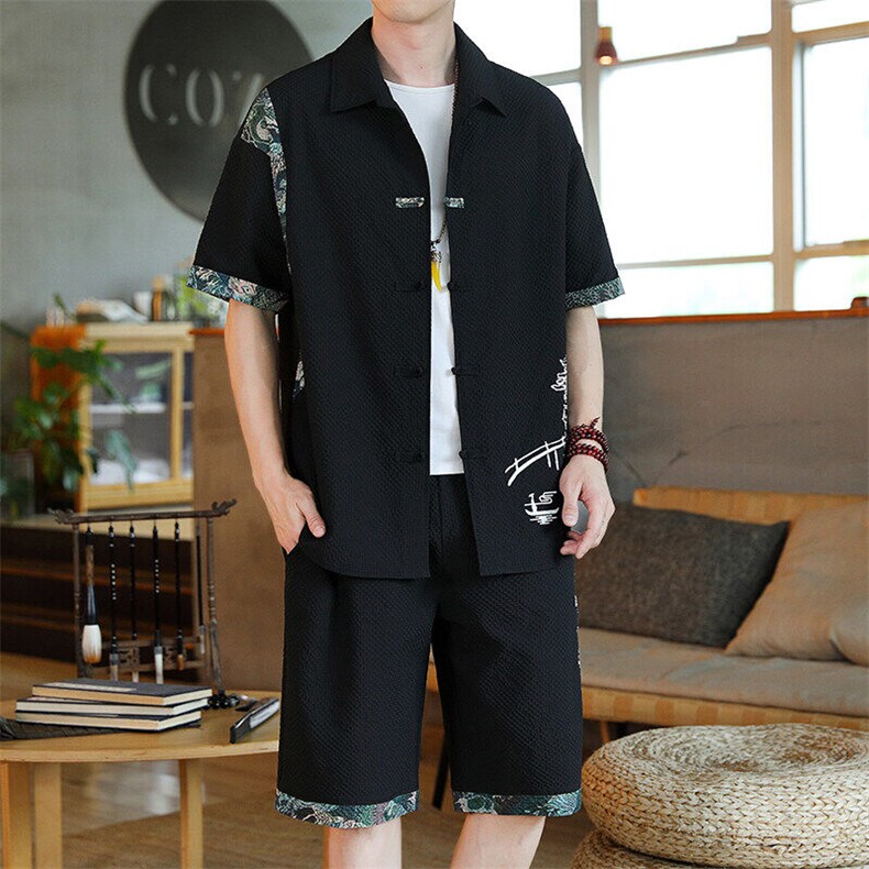 风休闲短裤套装，男装休闲套装，星座1206（原A206）