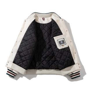188元 美式复古棒球棉服运动休闲学院风 313B-GF059棉-P135图片