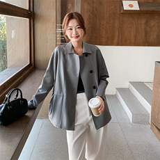 高级灰PU皮衣外套女秋冬2025新款小个子收腰显瘦爆款洋气夹克上衣，女装皮衣，2C309