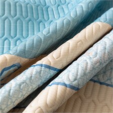 2024新款凉感丝乳胶凉席流光印象，夏凉用品空调软席，昊翔家纺