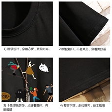 纯棉短袖t恤男大码半袖打底衫宽松体恤衫砖墙挂拍DX17303-P20，男装T恤，电商A040A