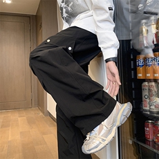 供抖音大货足秋冬卫裤宽松潮流男长裤X416b-1-KL918-特P38限68，男装休闲裤，星座416B-1