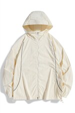 UPF50+有报告凉感轻薄透气宽松大码潮流防晒服DQC657-P48，男装防晒衣，电商B306