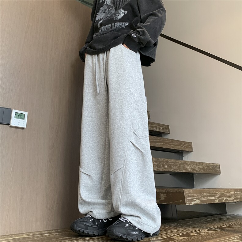 已出货2025年秋季新款宽松休闲卫裤男D329-QM756-P65-控88,男装休闲裤,电商D329