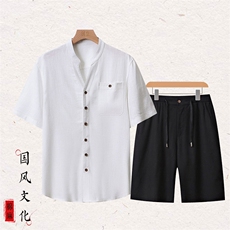 白色衣+黑色裤