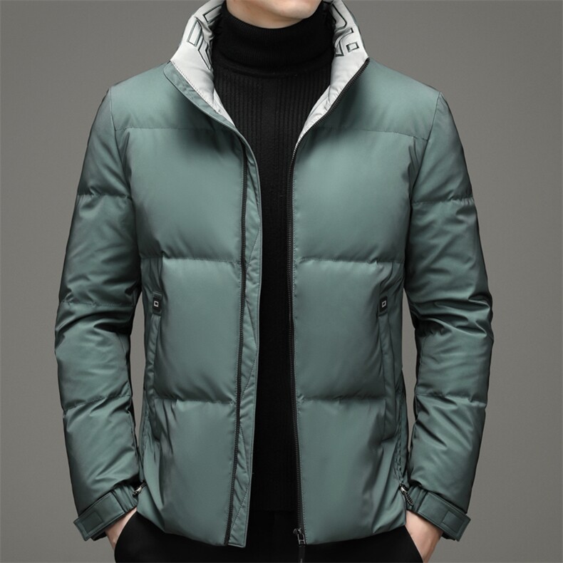 新款中青年立领厚款羽绒服中年男士冬季新款外套SNNYR869819-P280,男装羽绒服,电商B212（原钱塘6029）