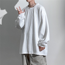 菱形麻花辫花纹面料卫衣男：聚酯纤维95%氨纶5%WY77051P38控58，男装卫衣，星座226-1