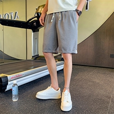 黑色2023夏装五分裤男青年休闲男士亚麻短裤潮DK003-P48,控68，男装休闲裤，电商A108
