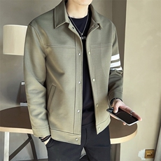 店主风~2025冬季三条杆设计休闲夹克外套K371/P100，男装夹克，电商B331