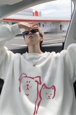 8XL圆领卫衣男超大码胖子肥佬大号长袖t恤S6378-P28加绒款-P33，男装卫衣，电商A040