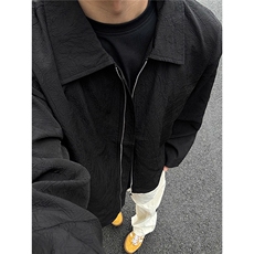 DJK602-批60黑色cleanfit外套男春秋季美式夹克，男装夹克，星座603-2