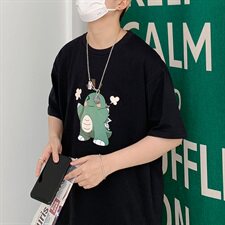 2021年夏季新款动漫休闲宽松T恤男DB293-T，男装T恤，电商A306