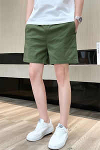 主推大货短裤男青年大码纯色休闲纯棉三分裤沙滩裤DK8888-P22图片