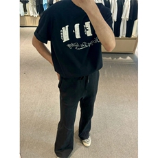 美式高街小香风贴布刺绣钉珠短袖T恤男女夏宽松重磅情侣半袖tee潮，男装T恤，星座601-1