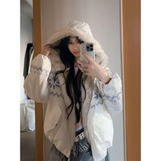 KK107-P105费尔岛座山雕毛绒棉衣棉服，男装棉衣，电商B323A