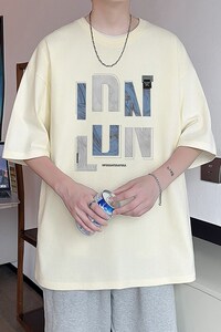 新款纯棉短袖t恤男夏季青少年初中高中学生帅气半袖体恤TX523-P25图片