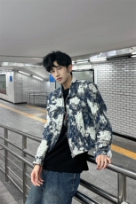 提花扎染外套美式复古夹克潮牌高级感痞帅衣服JK2687特P53，男装夹克，星座908-1