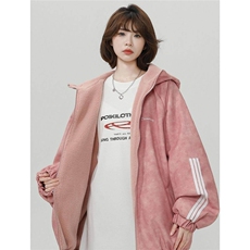 美式复古连帽皮衣羊羔绒棉服男冬三杠棉衣设计感夹棉外套M02/P118，男装夹克，星座206（原A221）