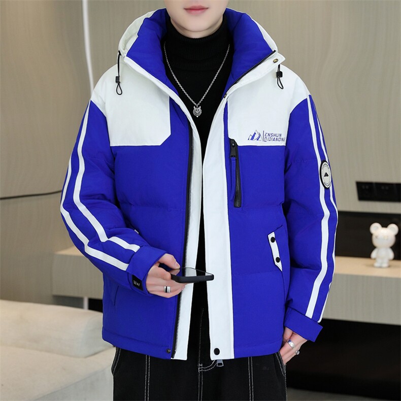 冬季加厚棉衣男休闲青年连帽棉衣百搭棉服外套MY8755-P113,男装棉衣,星座310B-3