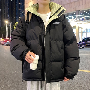 抖音得物品质深度库存三防面料假两件格子棉衣外套棉服66634特P85图片