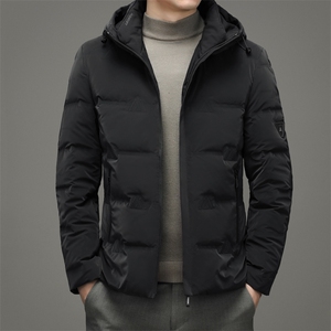 潮流休闲百搭羽绒外套中年男士冬季连帽羽绒服SNNYR86R9601-P210图片