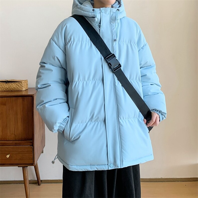 棉服男女士韩版潮流宽松百搭连帽2024冬季ins棉衣外套MF250-P79，男装棉衣，星座412-3