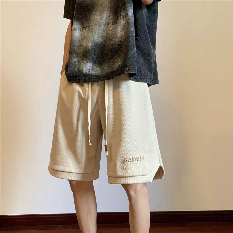 2026春夏新款美式字母钢印开衩短裤M~5XL XZ604-DK400-P45控58图片
