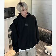B327-WY01-P80430克高克重男女大码秋冬重磅高品质连帽套头卫衣，男装卫衣，电商B327