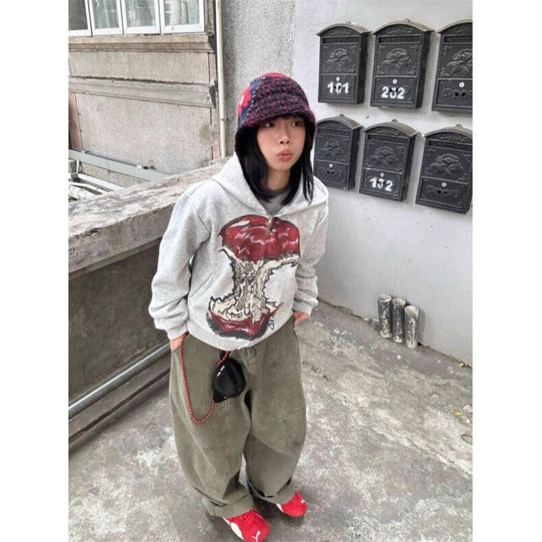 W9595-P58网图现货美式复古高街宽松直筒休闲裤,男装休闲裤,星座1608-2