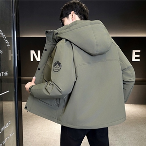 店主风新标50白鸭绒冬季新款男士连帽休闲羽绒外套男Y203-P188图片