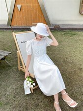 小清香面连衣裙，女装连衣裙，百变诱惑(6F)