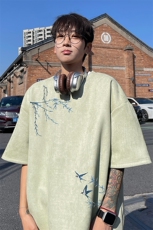 量大优供视频重磅麂皮绒短袖T恤男JPDX208-特P19，男装T恤，电商B367